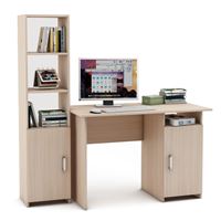 Уголок школьника Лайт-3 (ПСЛТ-3 + СТЛТ-1)-Дуб-молочный