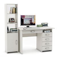 Уголок школьника Лайт-5Я (ПСЛТ-5Я + СТЛТ-1)-Белый