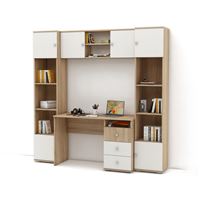 Уголок школьника Тунис-2 (СТТ-2 + ПСТ-3 + ПНТ + СТТ-2)-Дуб-сонома/Белый