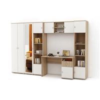 Уголок школьника Тунис-5 (ШТ-4П + ШТ-2Б + СТТ-2 + ПСТ-1 + ПНТ + СТТ-2)-Дуб-сонома/Белый