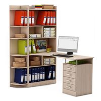 Стол Атлант-283 (АТЛ-2 + АТЛ-8 + АТЛ-3)-Дуб-молочный