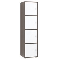 Стеллаж Прайм-41-5 венге / белый