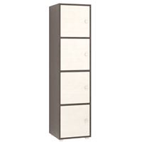 Стеллаж Прайм-41-5 венге / дуб молочный