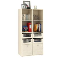 Стеллаж Прайм-42-3 дуб молочный