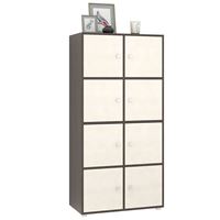 Стеллаж Прайм-42-5 венге / дуб молочный