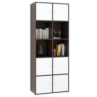 Стеллаж Прайм-52-1 венге / белый