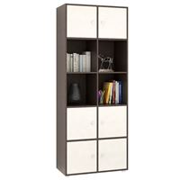 Стеллаж Прайм-52-1 венге / дуб молочный