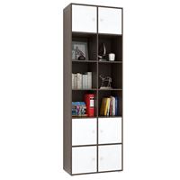 Стеллаж Прайм-62-1 венге / белый