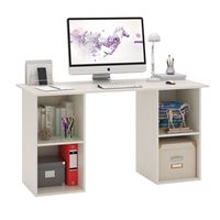 Стол двухтумбовый Прайм-59 дуб молочный