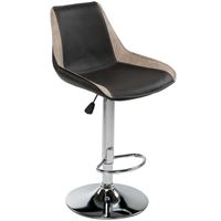 Барный стул Kozi черный / серый