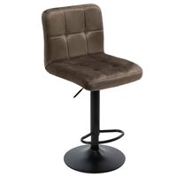 Барный стул Paskal vintage black / brown