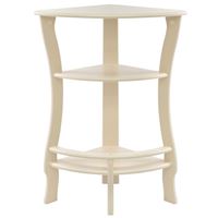 Этажерка угловая "Грейс" (дуб шампань ) Вис