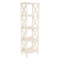 Этажерка-стеллаж "Джульетта"-4 (дуб шампань) Вис