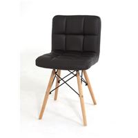 Стул S-811MT (PU BLACK / натуральный) БАЗОВЫЙ