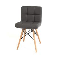 Стул S-811MT (PU GREY 1001 / натуральный) БАЗОВЫЙ