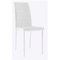 ВИНС Стул Белый/Белый, экокожа