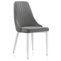 Стул Kora gray / white