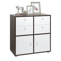 Комод Прайм-22-3 венге / белый