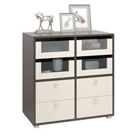 Комод Прайм-22-6 венге / дуб молочный