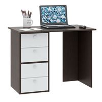 Компьютерный стол Прайм-32 венге / белый