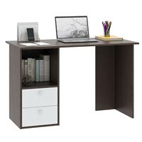 Компьютерный стол Прайм-43 венге / белый