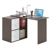 Компьютерный стол Прайм-46 венге / белый