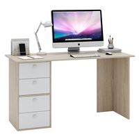 Письменный стол Прайм-55 дуб сонома / белый