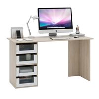 Письменный стол Прайм-56 дуб сонома / белый