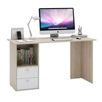 Письменный стол Прайм-57 дуб сонома / белый