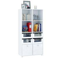 Стеллаж Прайм-42-3 белый