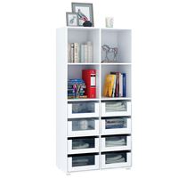 Стеллаж Прайм-42-4 белый