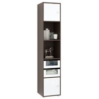 Стеллаж Прайм-51-3 венге / белый