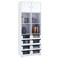 Стеллаж Прайм-52-4 белый