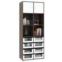 Стеллаж Прайм-52-4 венге / белый