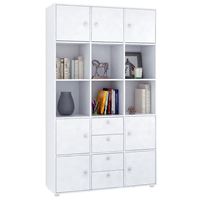 Стеллаж Прайм-53-1 белый