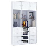 Стеллаж Прайм-53-4 белый