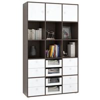 Стеллаж Прайм-53-4 венге / белый