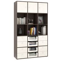 Стеллаж Прайм-53-4 венге / дуб молочный