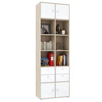 Стеллаж Прайм-62-2 дуб сонома / белый