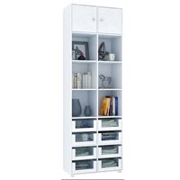 Стеллаж Прайм-62-4 белый