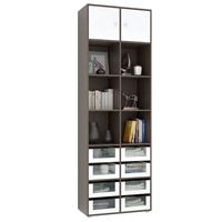 Стеллаж Прайм-62-4 венге / белый