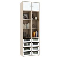 Стеллаж Прайм-62-4 дуб сонома / белый