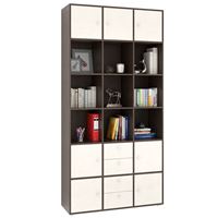 Стеллаж Прайм-63-1 венге / дуб молочный