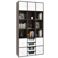 Стеллаж Прайм-63-4 венге / белый