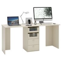 Стол для двоих Прайм-84 дуб молочный