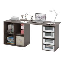 Угловой стол Прайм-79 венге / белый