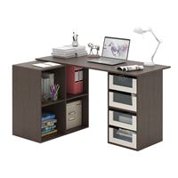 Угловой стол Прайм-79 венге / дуб молочный