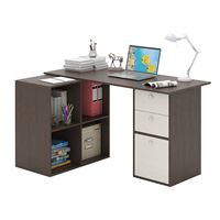 Угловой стол Прайм-80 венге / дуб молочный