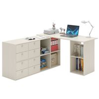 Угловой стол Прайм-81 дуб молочный