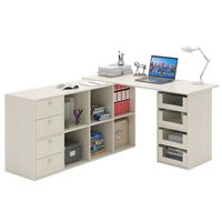 Угловой стол Прайм-83 дуб молочный